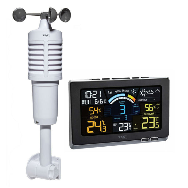 TFA-Dostmann Spring Breeze Sort Batteri