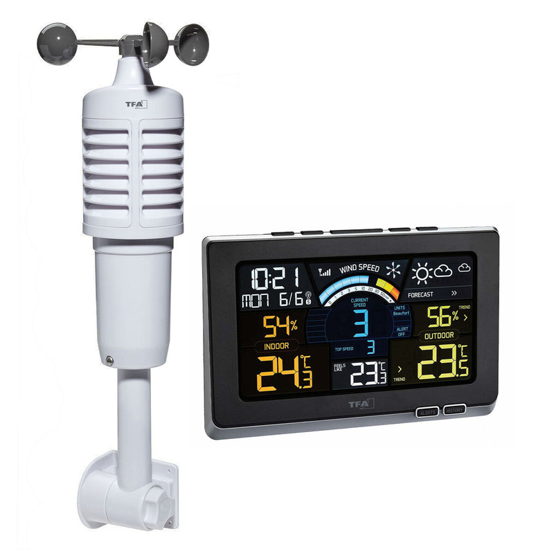 TFA-Dostmann Spring Breeze Sort Batteri
