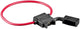 Goobay 25525 sikringsholder Sort, Rød 32 V 15 A