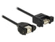 DeLOCK 1m USB 2.0-A/USB 2.0-B USB-kabel USB A USB B 0,48 Gbit/sek. Sort