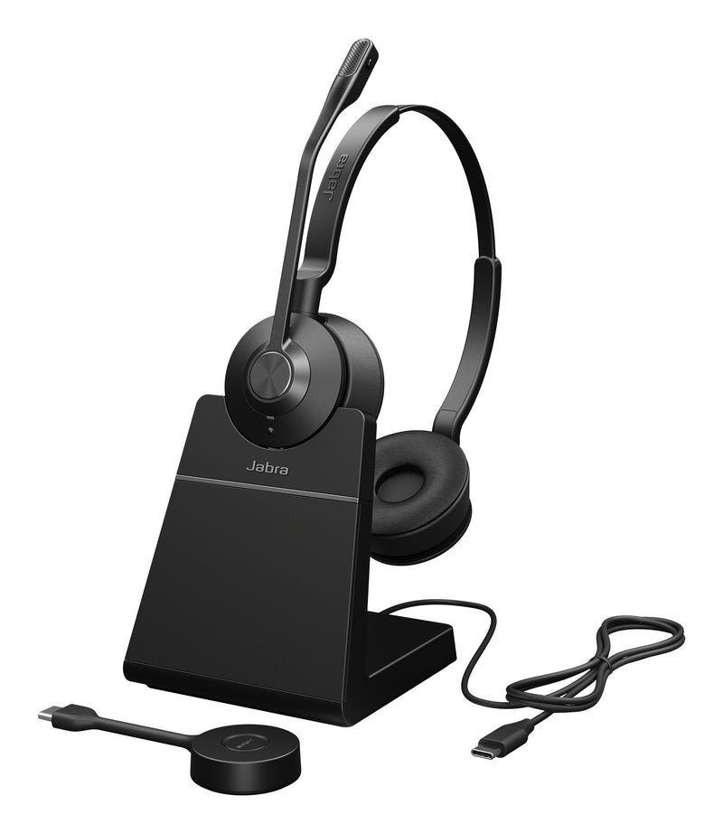 Jabra Engage 55 SE Headset Trådløs Kontor/Callcenter Sort
