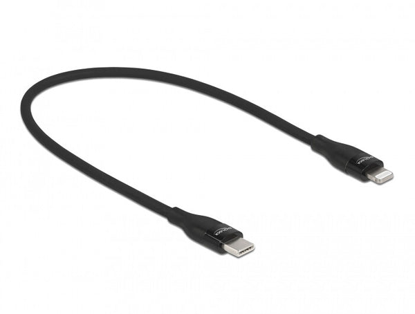 DeLOCK 86636 Lightning kabel 0,5 m Sort