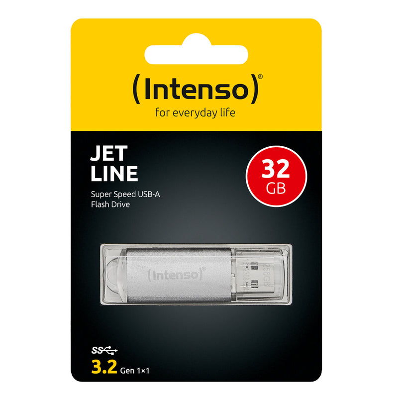 Intenso MEMORY DRIVE FLASH USB3.2 32GB/3541480 USB-nøgle USB Type-A 3.2 Gen 1 (3.1 Gen 1) Sølv