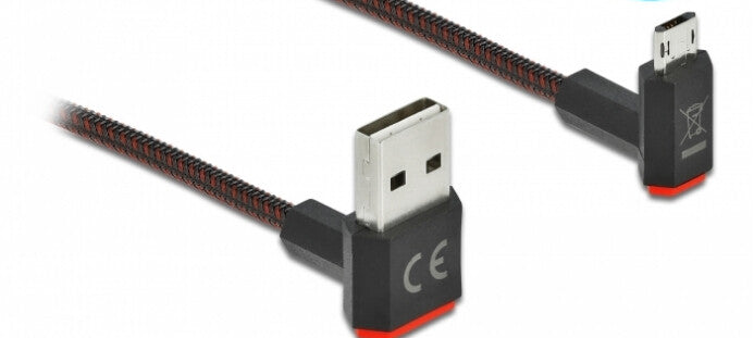 DeLOCK 85268 USB-kabel USB 2.0 2 m USB A Micro-USB B Sort