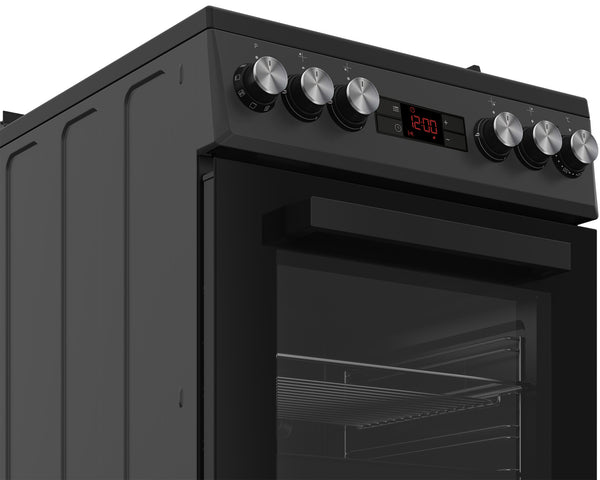 Beko FSM51330DAOT Fritstående komfur Elektrisk Gaskomfur Anthracit