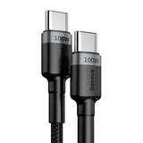 Baseus Cafule USB-kabel USB 2.0 2 m USB C 0,48 Gbit/sek. 100 W Sort