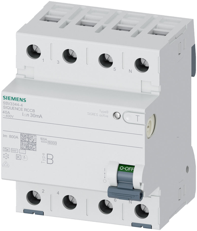 Siemens 5SV3344-4 kredsløbsafbryder 4P