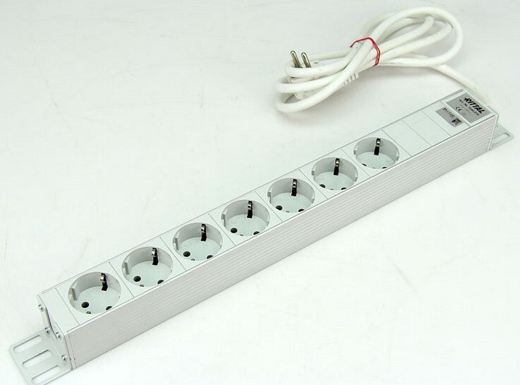 Rittal DK7240.210 Hvid 7 AC stikkontakt(er) 250 V 2 m