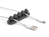 DeLOCK 18444 kabelorganisator Gulv Kabelholder Sort 2 stk
