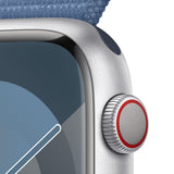 Apple Watch Series 9 45 mm Digital 396 x 484 pixel Berøringsskærm 4G Sølv Wi-Fi GPS (satellit)