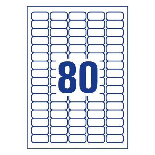 Avery L4732REV-100 print etiket Hvid Selvklæbende printeretiket