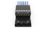 Digitus DN-93708-6 netværk fordelerskab Sort
