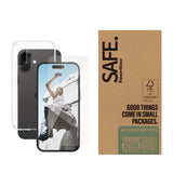 PanzerGlass SAFE. by ® 2-in-1 Beskyttelsespakke iPhone 16 | Bulk