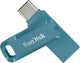 SanDisk Ultra Dual Drive Go USB 128GB USB-nøgle USB Type-A / USB Type-C 3.2 Gen 1 (3.1 Gen 1) Blå