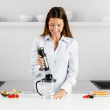 Taurus BAPI 1500 LUXE XL PLUS Nedsænkning blender 1500 W Sort, Rustfrit stål