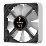 APNX FP2-120 PWM ARGB Computerkabinet Ventilator Hvid