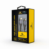 Gembird CCBP-HDMI-5M HDMI-kabel HDMI Type A (Standard) Grå