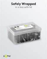 Goobay 64683 kabelholder Sort 100 stk