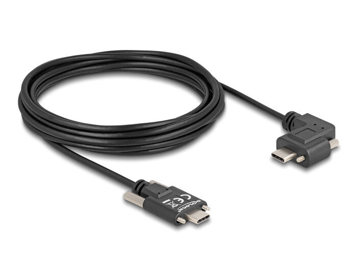 DeLOCK 80959 USB-kabel USB 2.0 5 m USB C 0,48 Gbit/sek. 60 W Sort