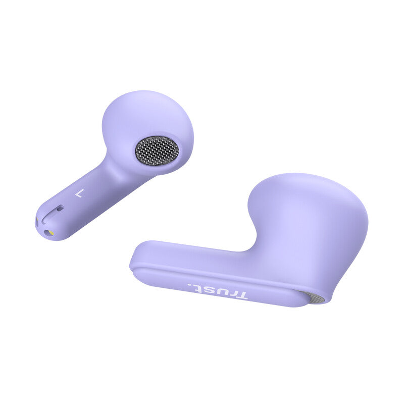 Trust Yavi Headset True Wireless Stereo (TWS) I ørerne Opkald/musik USB Type-C Bluetooth Lilla