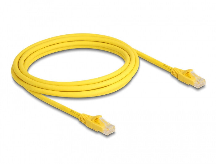 DeLOCK 80103 netværkskabel Gul 3 m Cat6a U/UTP (UTP)