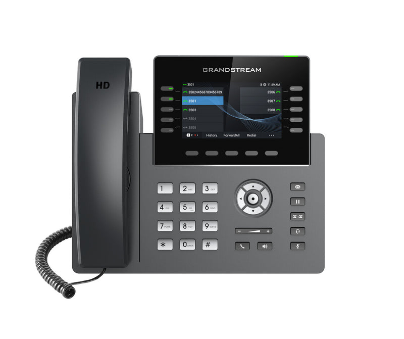Grandstream Networks GRP2615 IP-telefon Sort, Grå 10 Linier TFT Wi-Fi
