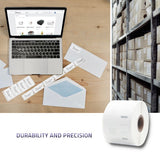 Qoltec 50235 print etiket Hvid Selvklæbende printeretiket