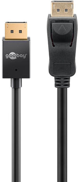 Goobay 77442 DisplayPort kabel 1 m Sort