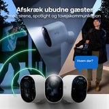 Arlo Pro 6 2K+ udendørs sikkerhedskamera, 4-pack