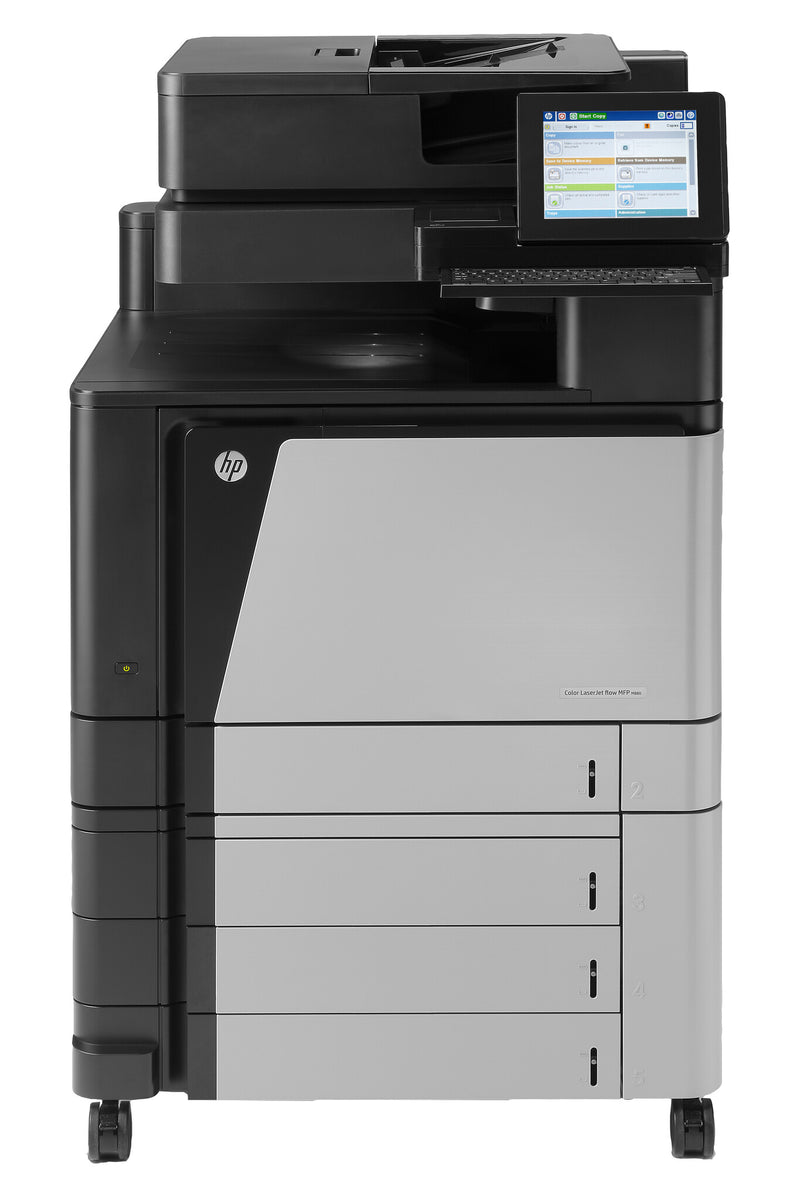HP Color LaserJet Enterprise Flow LaserJet Enterprise Flow M880z Multifunction Farve Printer, Kun ethernet; Kopimaskine, scanner
