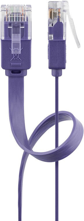 Goobay 96417 netværkskabel Violet 2 m Cat6 U/UTP (UTP)