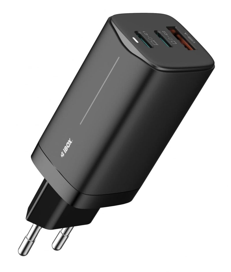 iBox ILUC65B oplader til mobil enhed Universel Sort Vekselstrøm Hurtig opladning Indendørs