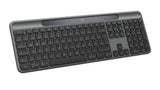 Logitech Signature Slim Solar + K980 tastatur Universel RF trådløs + Bluetooth QWERTZ Tysk Grafit