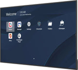 Viewsonic CDE8614-2C skilte display Digital fladpaneldisplay 2,18 m (86") LCD Wi-Fi 500 cd/m² 4K Ultra HD Sort Indbygget processer Android 14 24/7