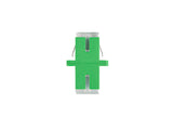 Lanberg FA-SCAP-SS01-0001-TR fiber adapter SC/APC 1 stk Grøn