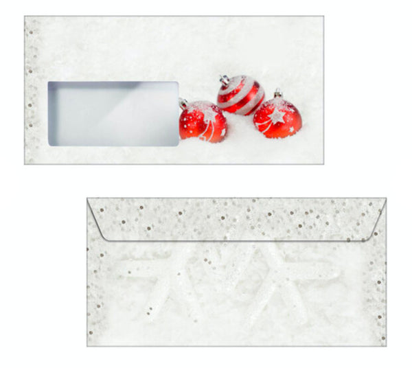 Sigel DU247 kuvert DL (110 x 220 mm) Rød 50 stk