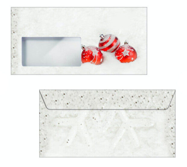Sigel DU247 kuvert DL (110 x 220 mm) Rød 50 stk