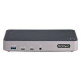 StarTech.com 116E-USBC-DOCK dockingstation Ledningsført USB 3.2 Gen 2 (3.1 Gen 2) Type-C Grå, Sølv