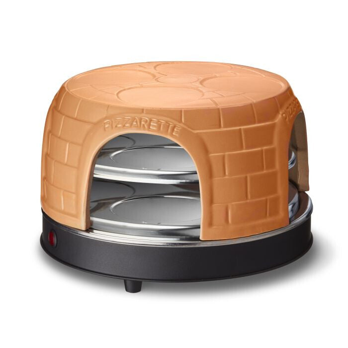 Emerio PO-116124.1 pizza fremstiller & ovn 2 pizza(er) 1500 W Sort, Terrakotta