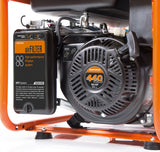 Daewoo GDA 8500E motor-generator 7000 W 30 L Benzin Sort, Orange