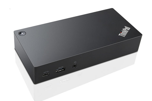 Lenovo 40A90090EU dockingstation Ledningsført USB 3.2 Gen 1 (3.1 Gen 1) Type-C Sort
