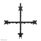 Neomounts DS60-600BL2-1 skærmbeslag og -stativer 81,3 cm (32") Skrivebord Sort
