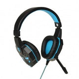 iBox X8 Headset Ledningsført Spil Sort, Blå