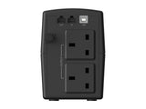 Conceptronic ZEUS01G UPS-enhed Interaktivt indgangsstik 0,65 kVA 360 W 2 AC stikkontakt(er)