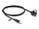 DeLOCK 88011 USB-kabel USB 2.0 1 m USB B Sort