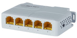 ALLNET 222870 Ikke administreret L2 Gigabit Ethernet (10/100/1000) Strøm over Ethernet (PoE) DIN rail Hvid