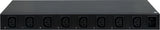 Inter-Tech SD-1688 strømforsyningsenhed (PDU) 8 AC stikkontakt(er) Sort