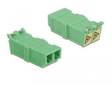 DeLOCK 85927 fiber adapter LC 4 stk Grøn