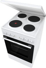 Gorenje GE5A23WH Fritstående komfur Elektrisk Forseglet plade Hvid
