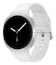 Samsung SM-L325FZSAEUB Smartwatch og sportsur 3,3 cm (1.3") AMOLED 40 mm Digital 438 x 438 pixel Berøringsskærm 4G Sølv Wi-Fi GPS (satellit)